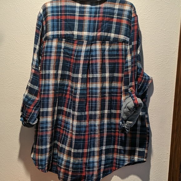 Lane Bryant Pull Over Long Sleeved Shirt - Picture 2 of 5